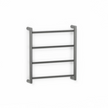 Avenir Abask 24V Heated Towel Ladder 55 x 48 - Brushed Stainless Steel - TLH2-55x48-LV_BS