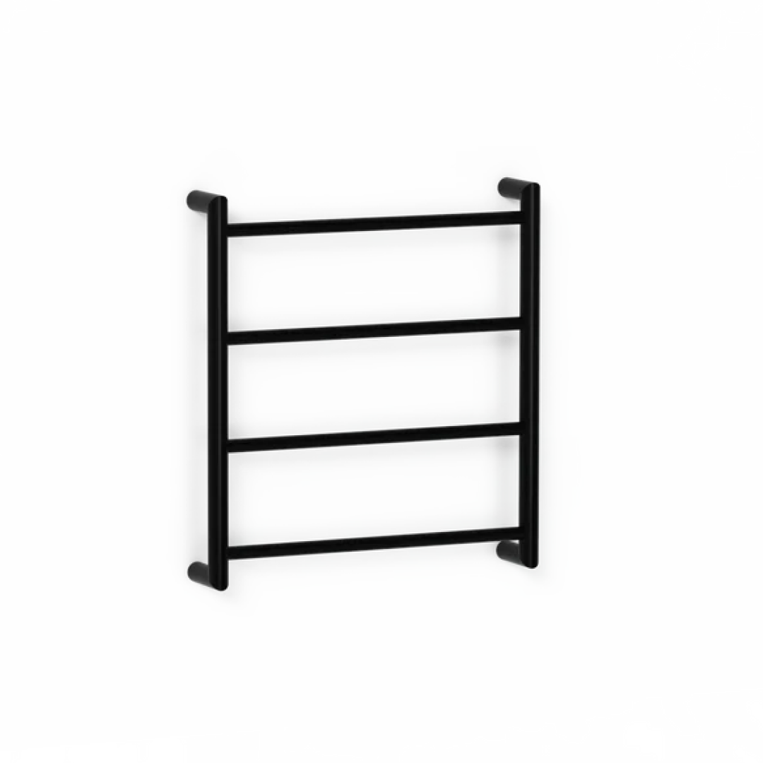 Avenir Abask 24V Heated Towel Ladder 55 x 48 - Matte Black - TLH2-55x48-LV_MB