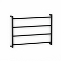 Avenir Abask 24V Heated Towel Ladder 55 x 75 - Matte Black - TLH2-55x75-LV_MB