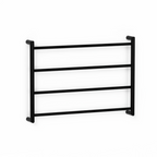Avenir Abask 24V Heated Towel Ladder 55 x 75 - Matte Black - TLH2-55x75-LV_MB