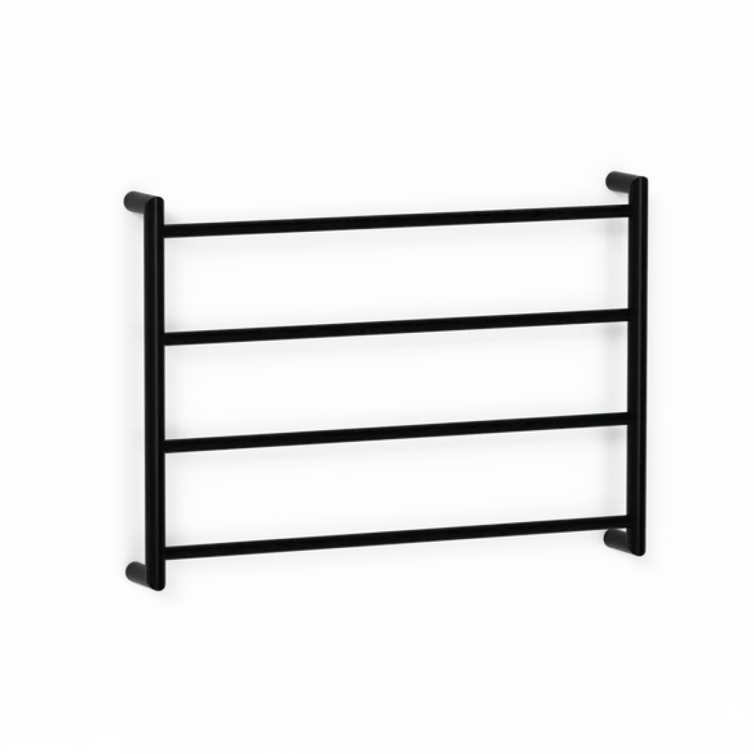 Avenir Abask 24V Heated Towel Ladder 55 x 75 - Matte Black - TLH2-55x75-LV_MB