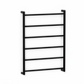 Avenir Abask 24V Heated Towel Ladder 85 x 60 - Matte Black - TLH2-85x60-LV_MB