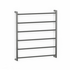 Avenir Abask 24V Heated Towel Ladder 85 x 75 - Brushed Stainless Steel - TLH2-85x75-LV_BS