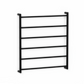 Avenir Abask 24V Heated Towel Ladder 85 x 75 - Matte Black - TLH2-85x75-LV_MB