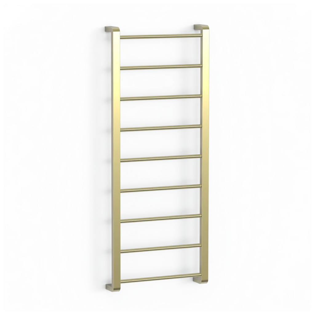 Avenir Therm 24V Heated Towel Ladder 130 x 48 - PVD Brushed Gold - TLH9-130x48-LV_BG