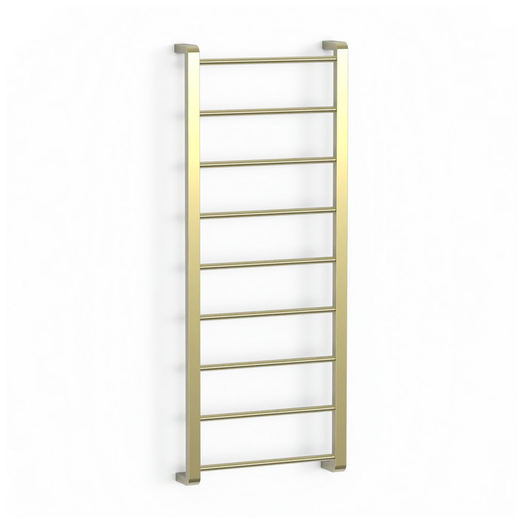 Avenir Therm 24V Heated Towel Ladder 130 x 48 - PVD Brushed Gold - TLH9-130x48-LV_BG