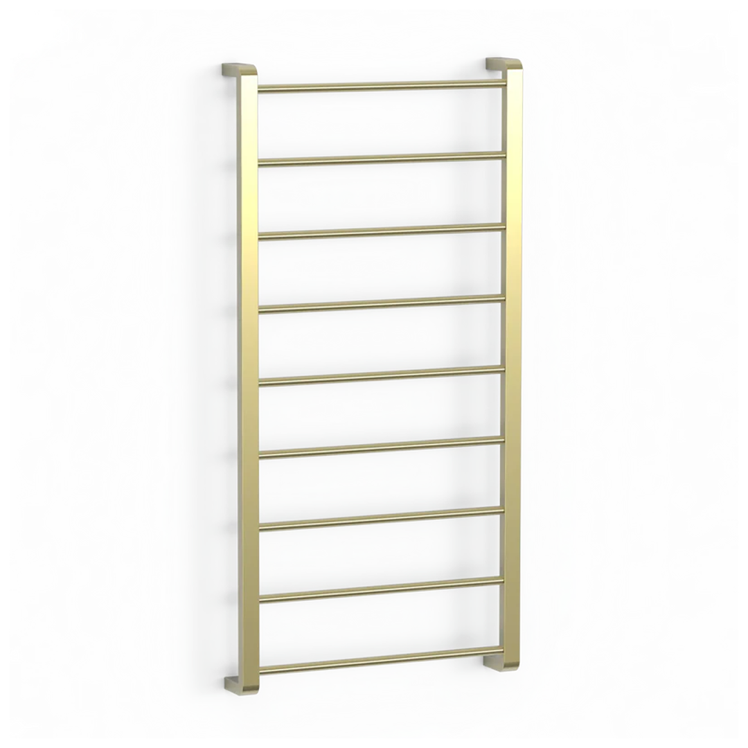 Avenir Therm 24V Heated Towel Ladder 130 x 60 - PVD Brushed Gold - TLH9-130x60-LV_BG