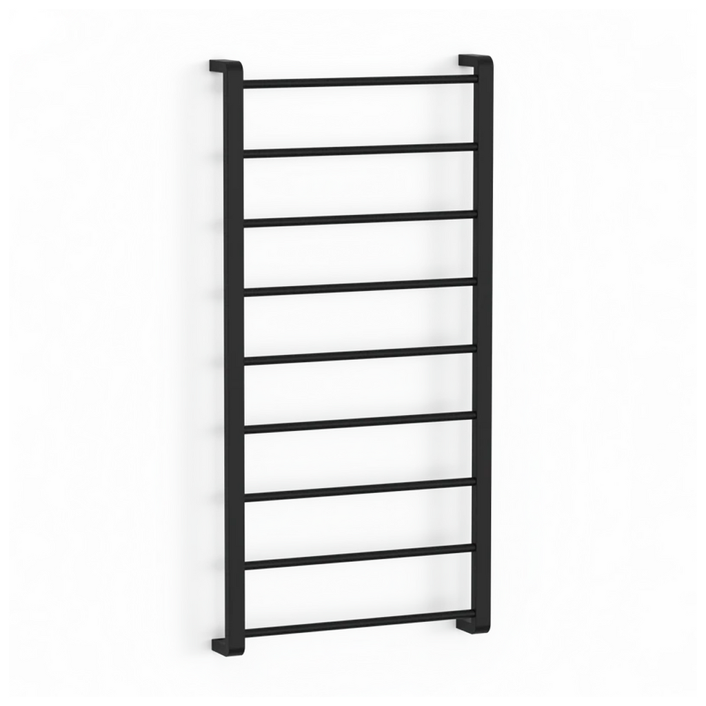 Avenir Therm 24V Heated Towel Ladder 130 x 60 - Matte Black - TLH9-130x60-LV_MB