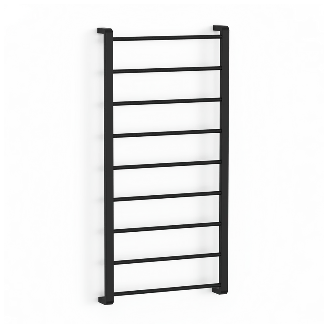 Avenir Therm 24V Heated Towel Ladder 130 x 60 - Matte Black - TLH9-130x60-LV_MB