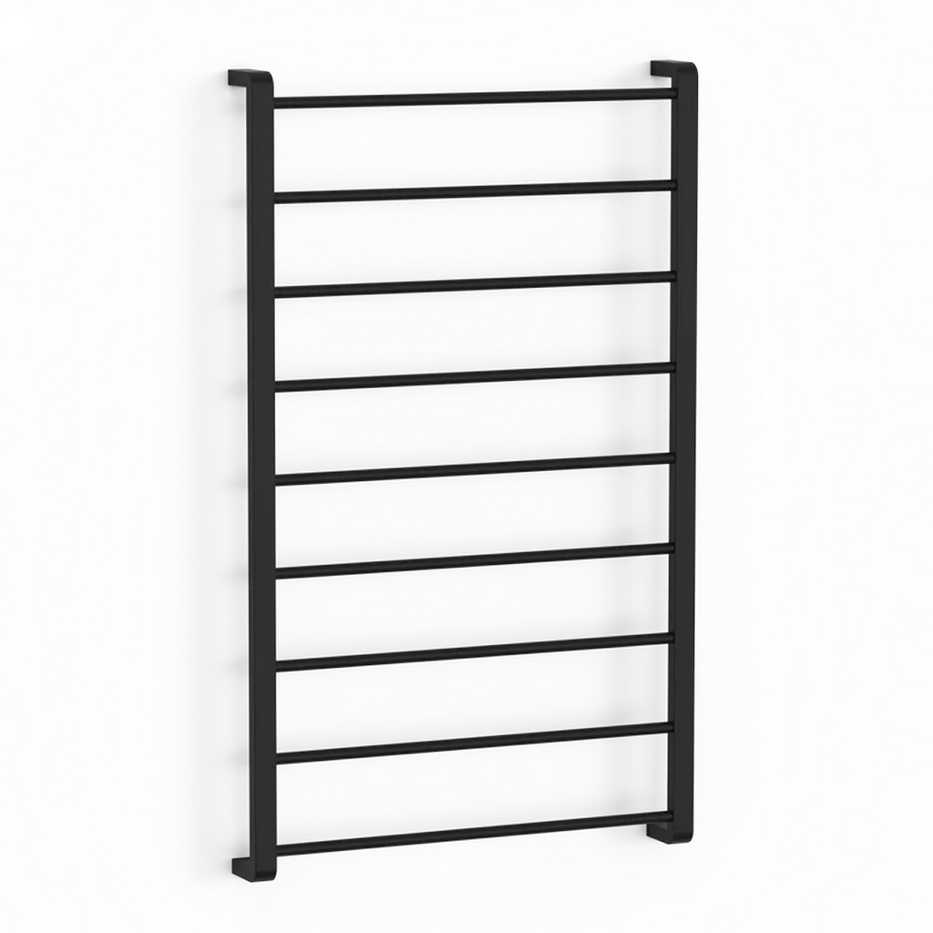 Avenir Therm 24V Heated Towel Ladder 130 x 75 - Matte Black - TLH9-130x75-LV_MB