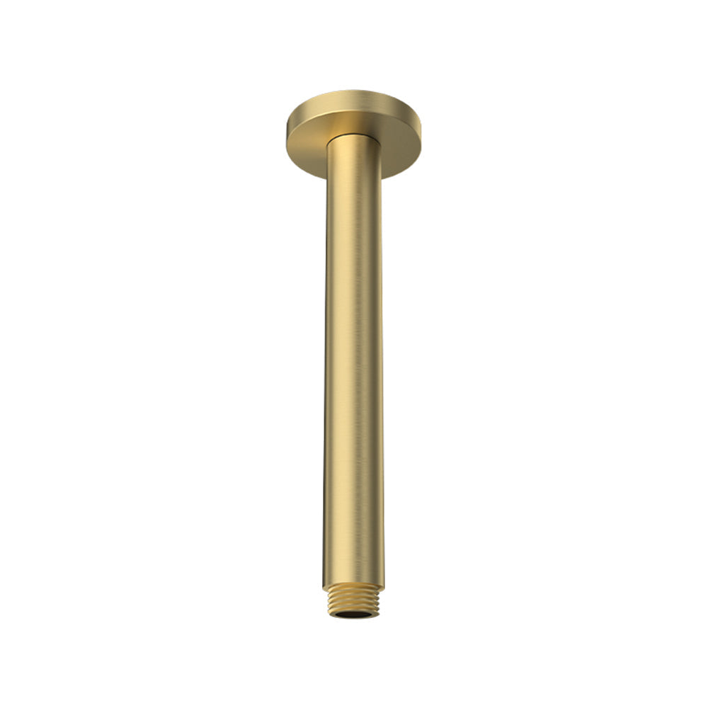 Parisi Tondo Ceiling Shower Arm 200mm - Brushed Brass - TO.SA.1C.46