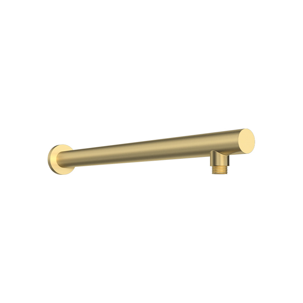 Parisi Tondo Wall Shower Arm 440mm - Brushed Brass - TO.SA.1W.46