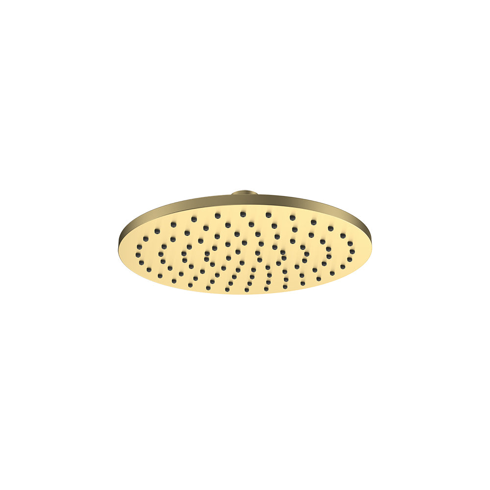 Parisi Tondo Round Shower Head 200mm (Brass) - Brushed Brass - TO.SH.B200.46