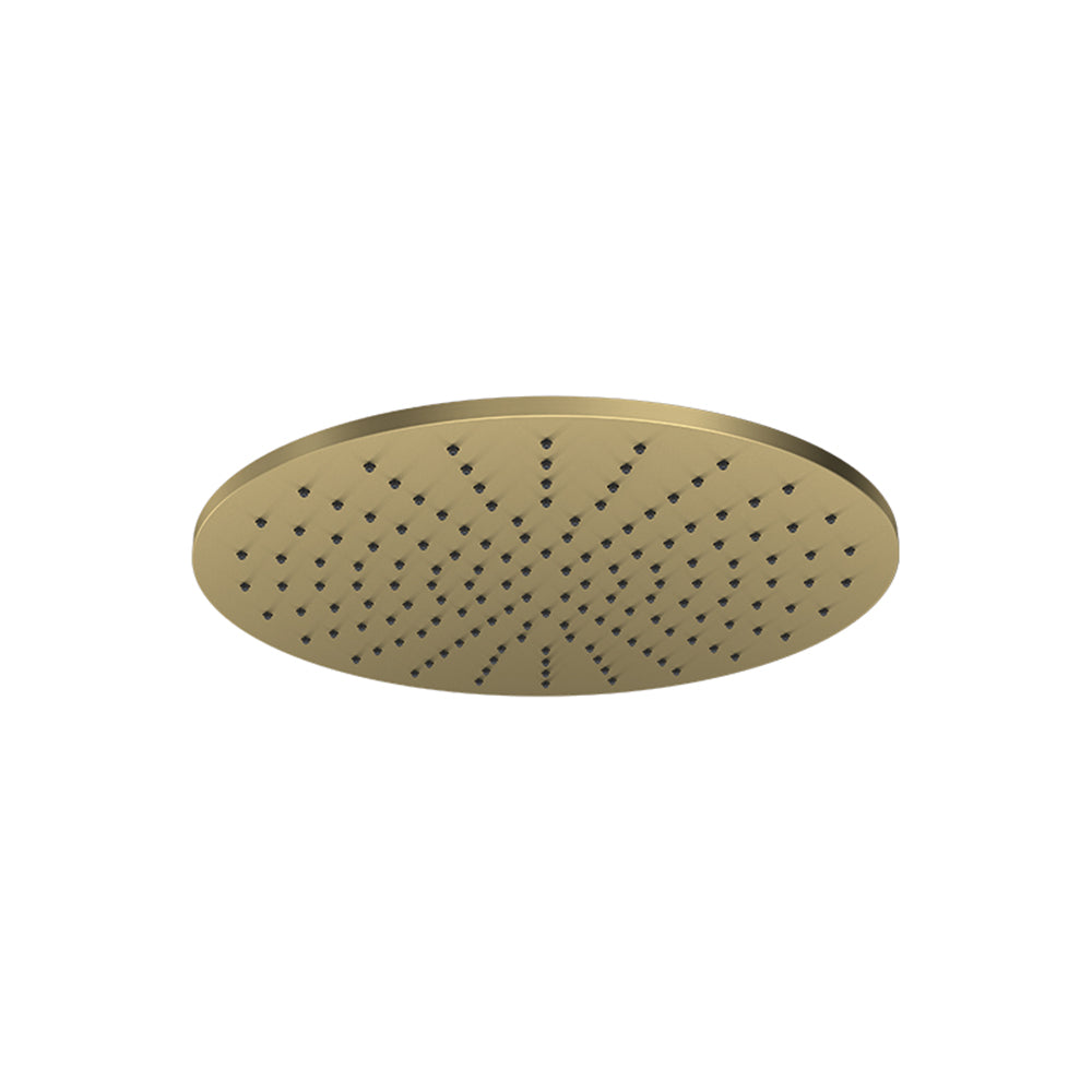 Parisi Tondo Round Shower Head 300mm (Brass) - Brushed Brass - TO.SH.B300.46