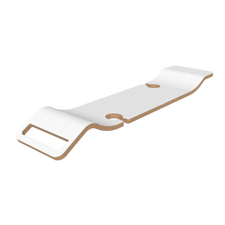 Victoria + Albert Tombolo 8 Contemporary Bath Rack - White TOM-08-WHT