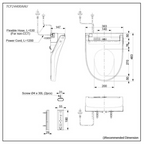 TOTO C5 Washlet with Remote Control - TCF24400AAU