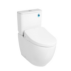 TOTO B&H Dara Elongated Back to Wall Smart Toilet Suite with S7 Washlet & S-Connector - BHEL001BTW1#WH - CEL001BTW1#WH + SEL001BTW1#WH + TCF47360GAU#NW1 + THX918