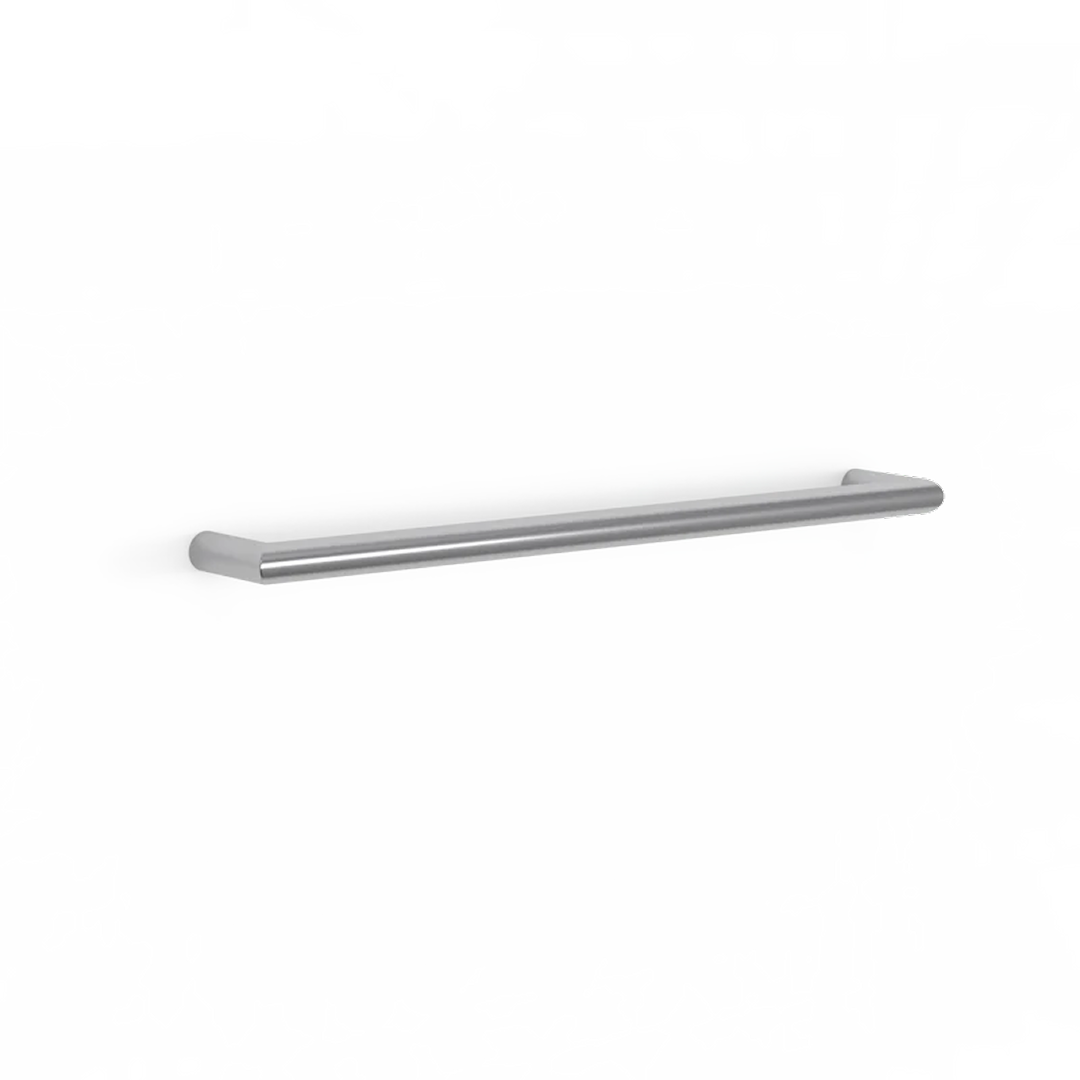 Avenir Solo 24V 65cm Single Heated Towel Rail - Mirror Stainless Steel - TRH1-65_MS
