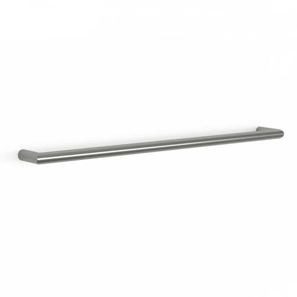 Avenir Solo 24V 85cm Single Heated Towel Rail - Brushed Stainless Steel - TRH1-85_BS