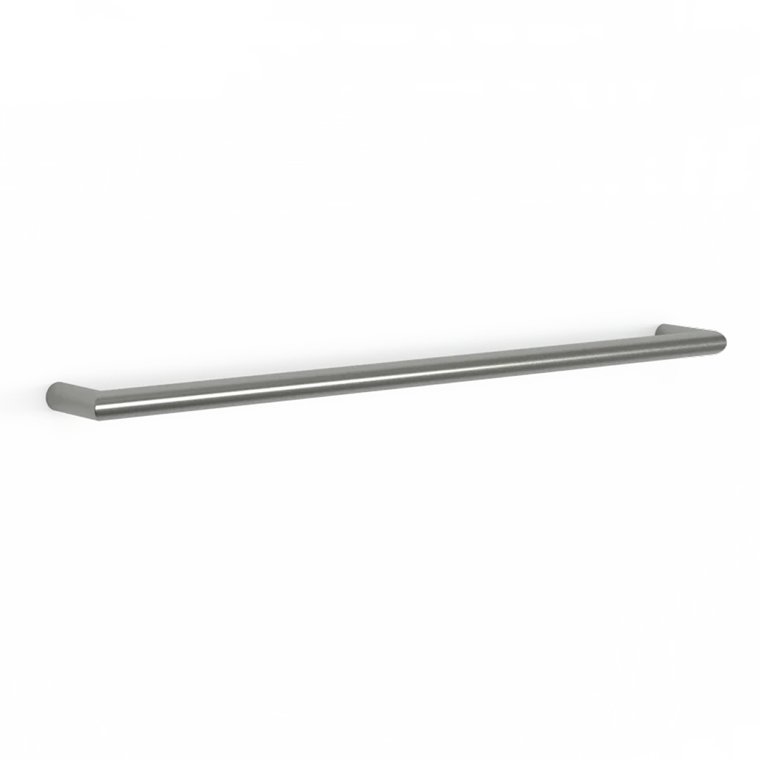 Avenir Solo 24V 85cm Single Heated Towel Rail - Brushed Stainless Steel - TRH1-85_BS