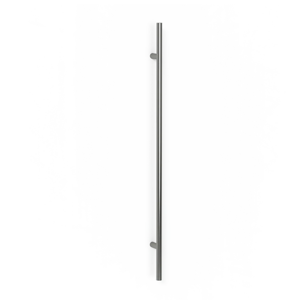 Avenir Pura 24V 115cm Heated Towel Rail & 24V Transformer - Brushed Stainless Steel - TRH10-115_BS + TRTR100-24V + TRCF-S