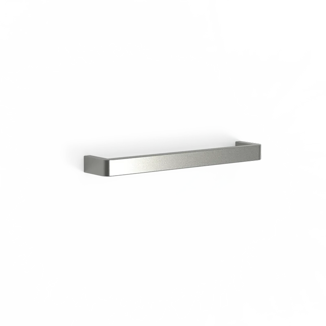 Avenir Curv 24V 50cm Single Heated Towel Rail - Brushed Stainless Steel - TRH2-50_BS