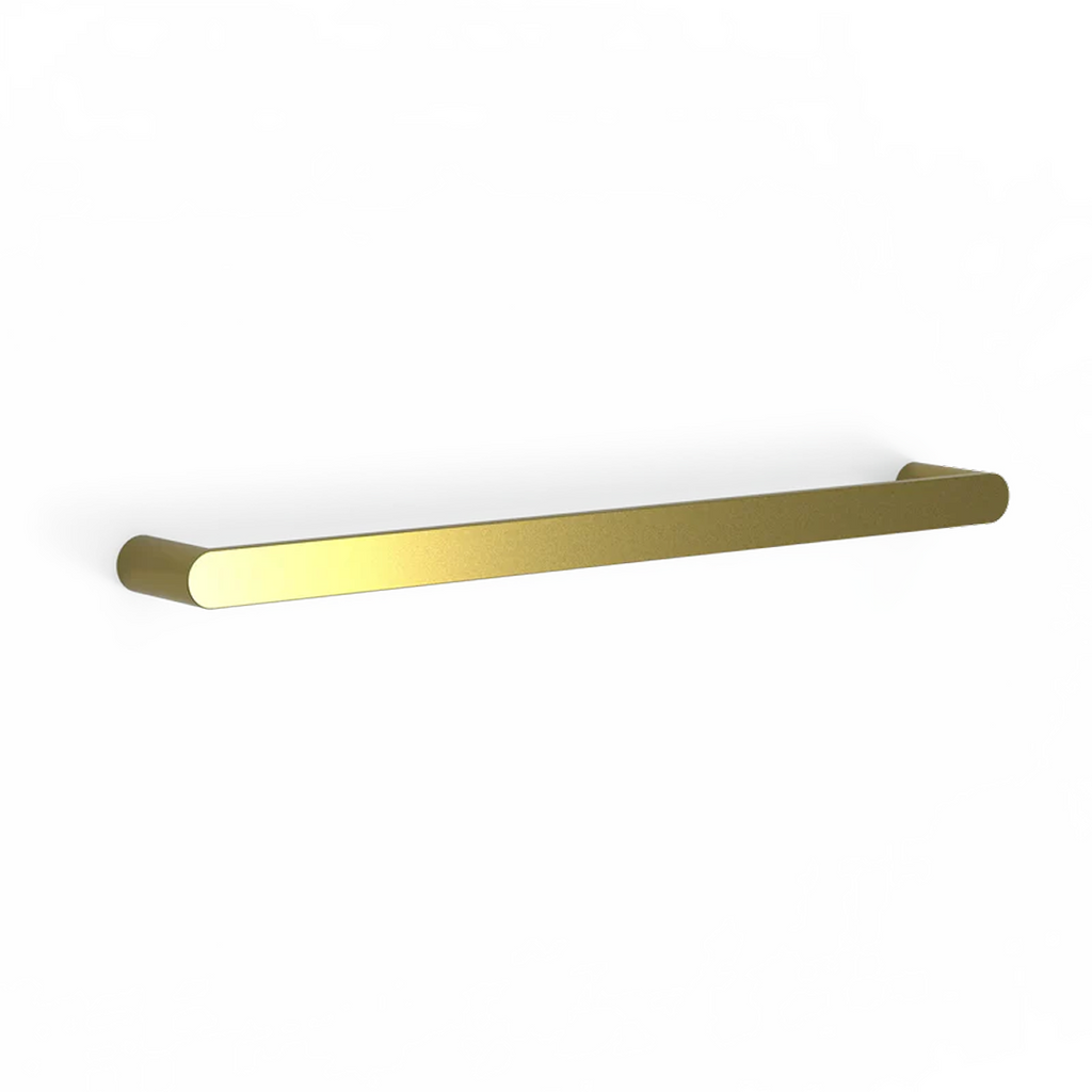 Avenir Verso 24V 77cm Single Heated Towel Rail - PVD Brushed Gold - TRH4-77_BG