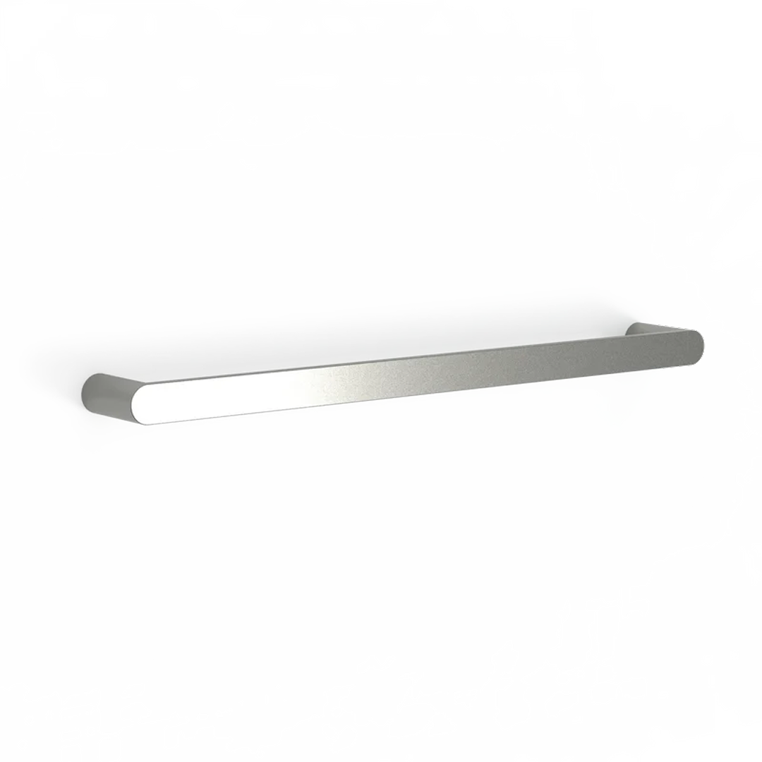 Avenir Verso 24V 77cm Single Heated Towel Rail - Brushed Stainless Steel - TRH4-77_BS