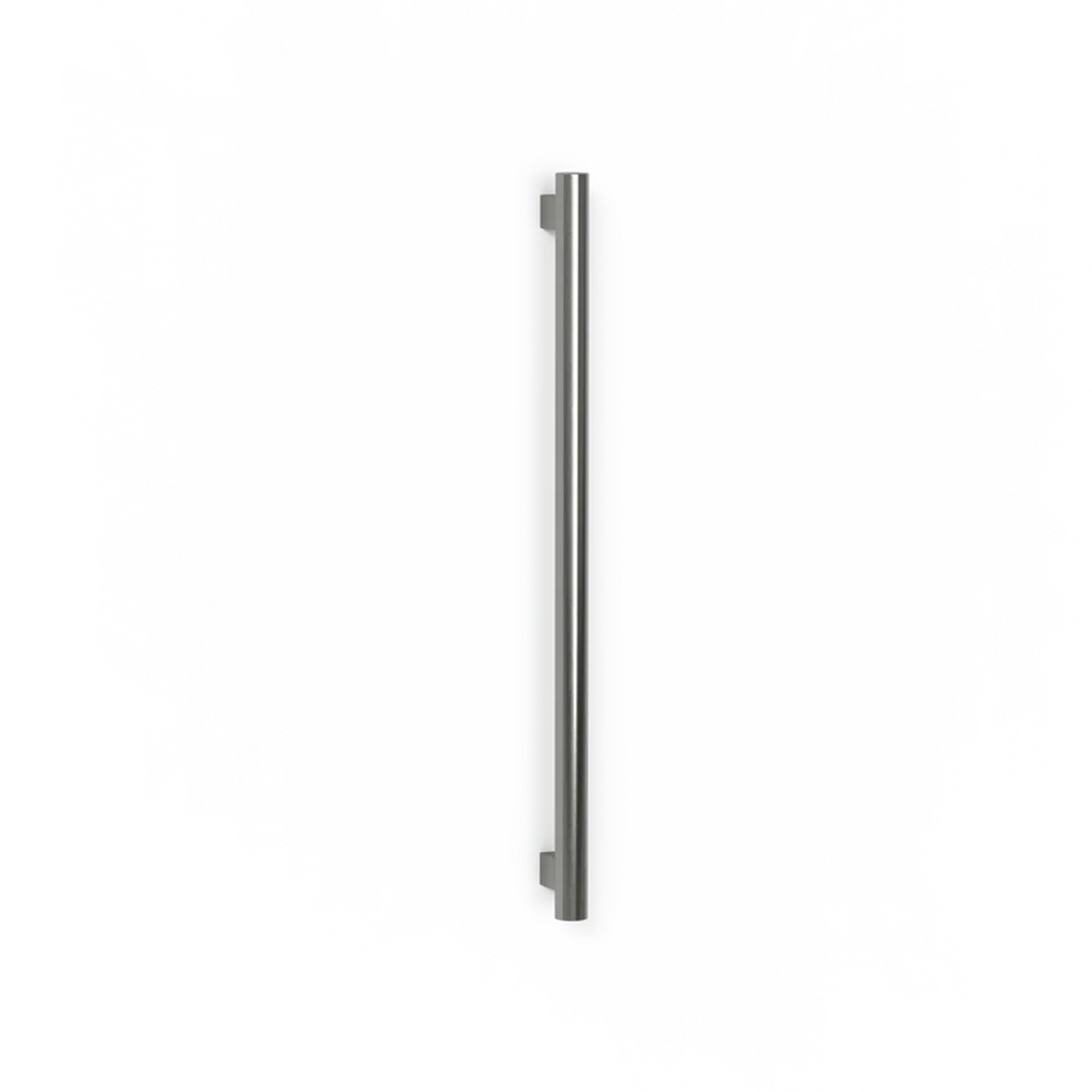 Avenir Grab 24V 90cm Vertical Heated Towel Rail - Brushed Stainless Steel - TRH6-90_BS