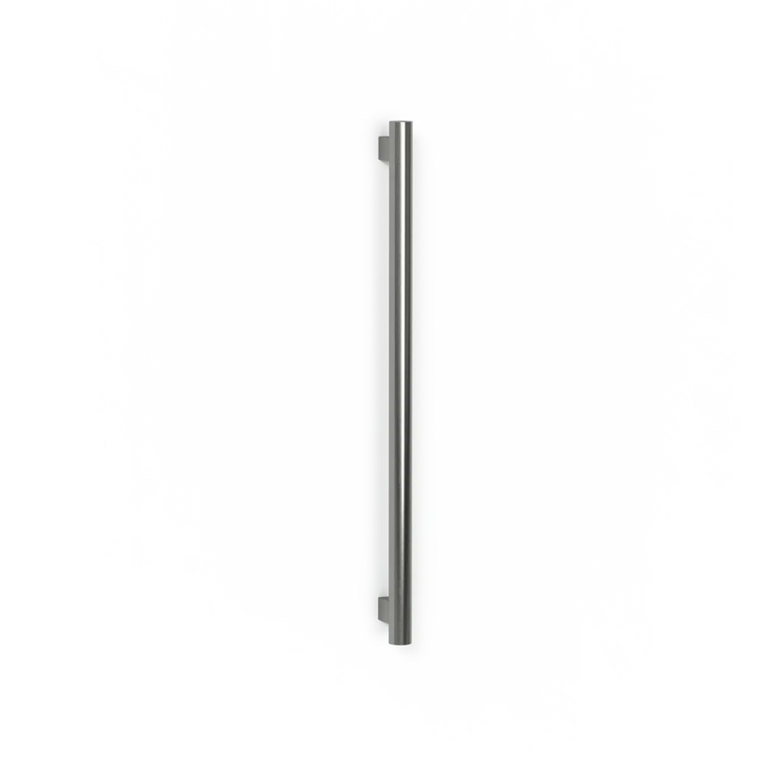 Avenir Grab 24V 90cm Vertical Heated Towel Rail - Brushed Stainless Steel - TRH6-90_BS