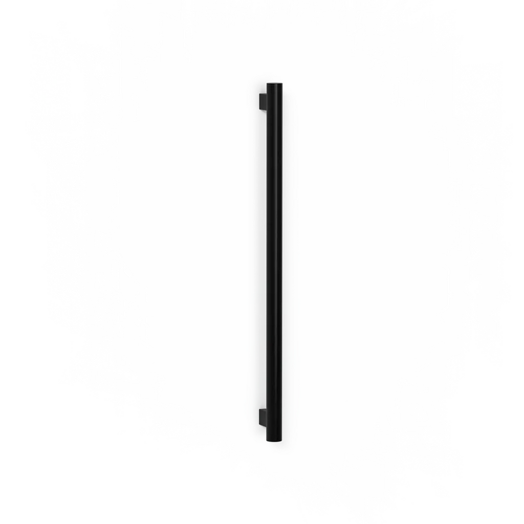 Avenir Grab 24V 90cm Vertical Heated Towel Rail - Matte Black - TRH6-90_MB