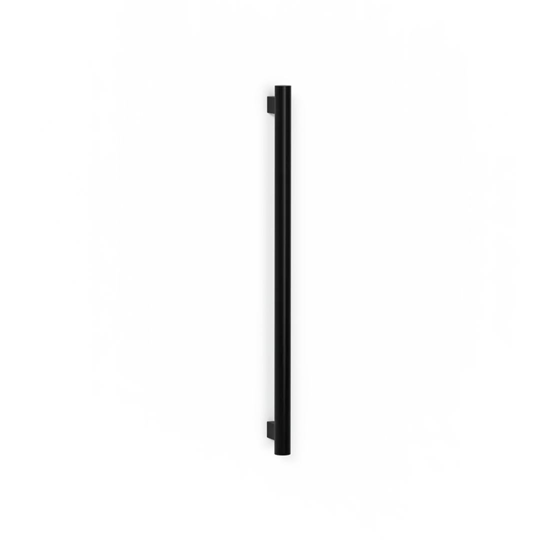 Avenir Grab 24V 90cm Vertical Heated Towel Rail - Matte Black - TRH6-90_MB