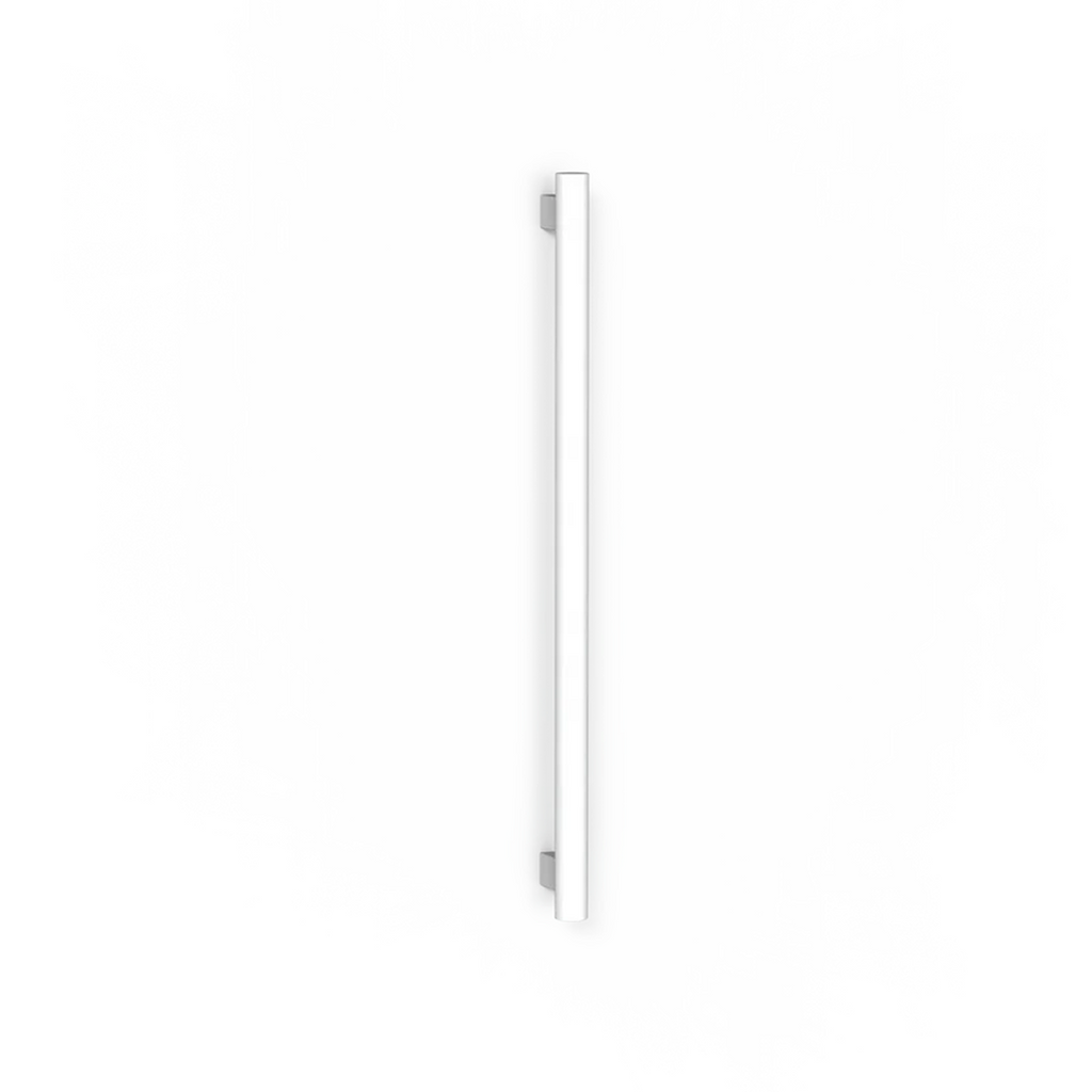 Avenir Grab 24V 90cm Vertical Heated Towel Rail - Matte White - TRH6-90_MW