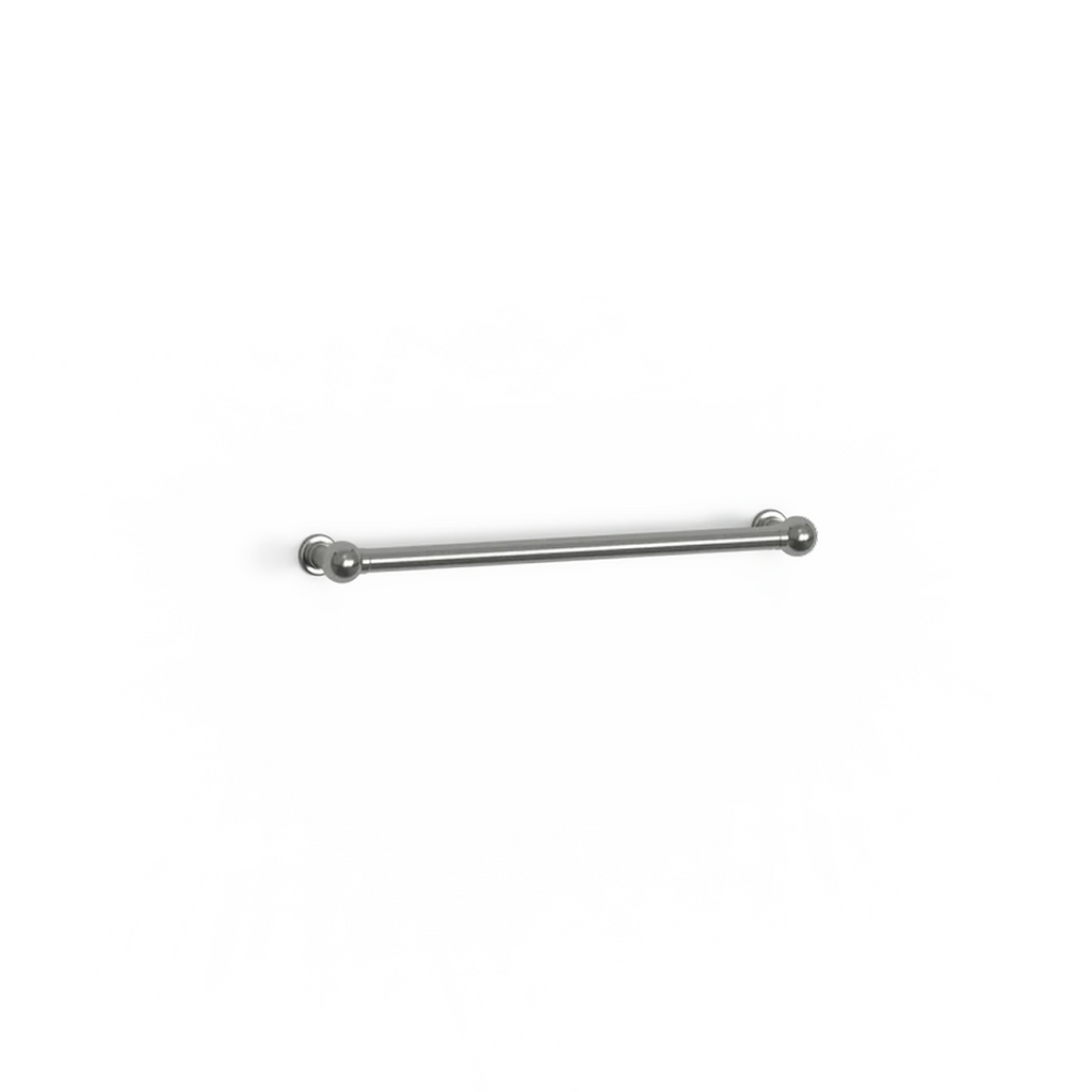 Avenir Classic 24V 65cm Single Horizontal Heated Towel Rail - Brushed Nickel - TRH8-65_BN