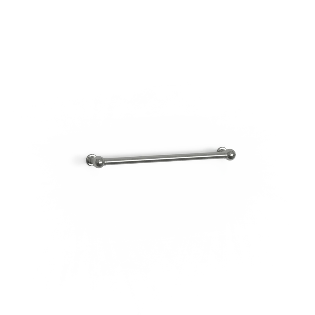 Avenir Classic 24V 65cm Single Horizontal Heated Towel Rail - Brushed Nickel - TRH8-65_BN