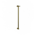 Avenir Classic 24V 90cm Vertical Heated Towel Rail with Robe Hook - PVD Brushed Gold - TRH8RH-90_BG