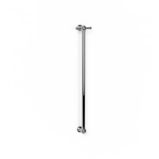 Avenir Classic 24V 90cm Vertical Heated Towel Rail with Robe Hook - Mirror Chrome - TRH8RH-90_CR