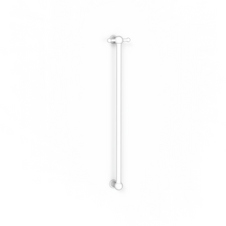 Avenir Classic 24V 90cm Vertical Heated Towel Rail with Robe Hook - Matte White - TRH8RH-90_MW