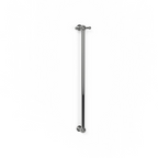 Avenir Classic 24V 90cm Vertical Heated Towel Rail with Robe Hook - Polished Nickel - TRH8RH-90_PN