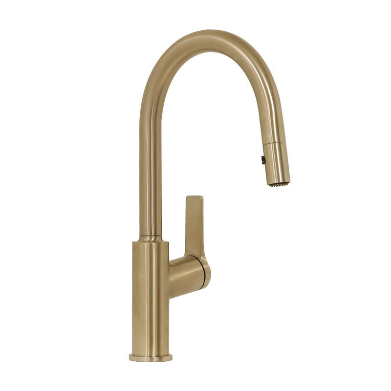 Villeroy & Boch Architectura Kitchen Mixer Pull Out Spray - Brushed Gold