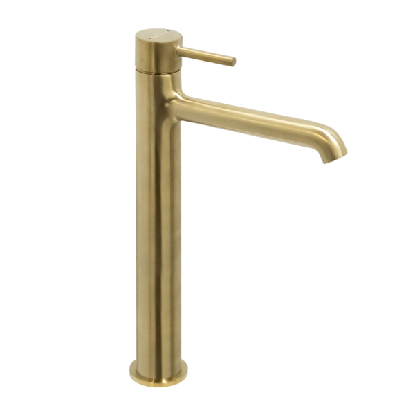 Villeroy & Boch Vita Vessel Basin Mixer - Brushed Gold - TVW1106585