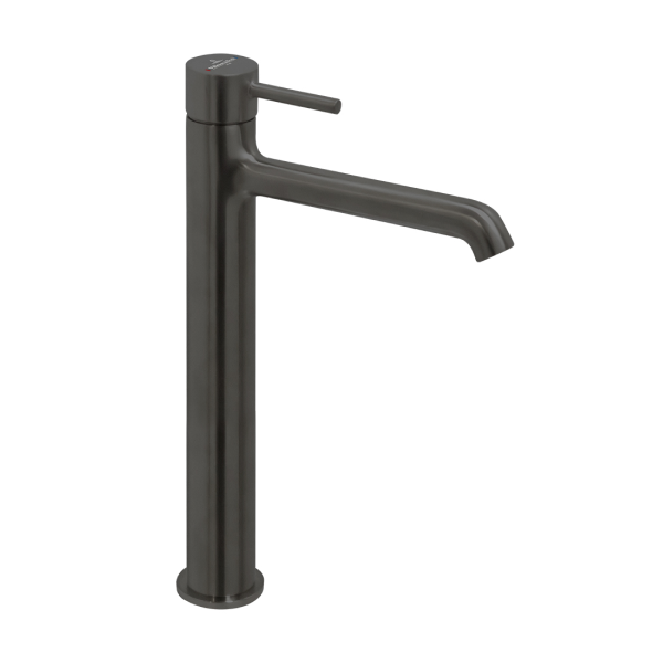 Villeroy & Boch Vita Vessel Basin Mixer - Gun Metal