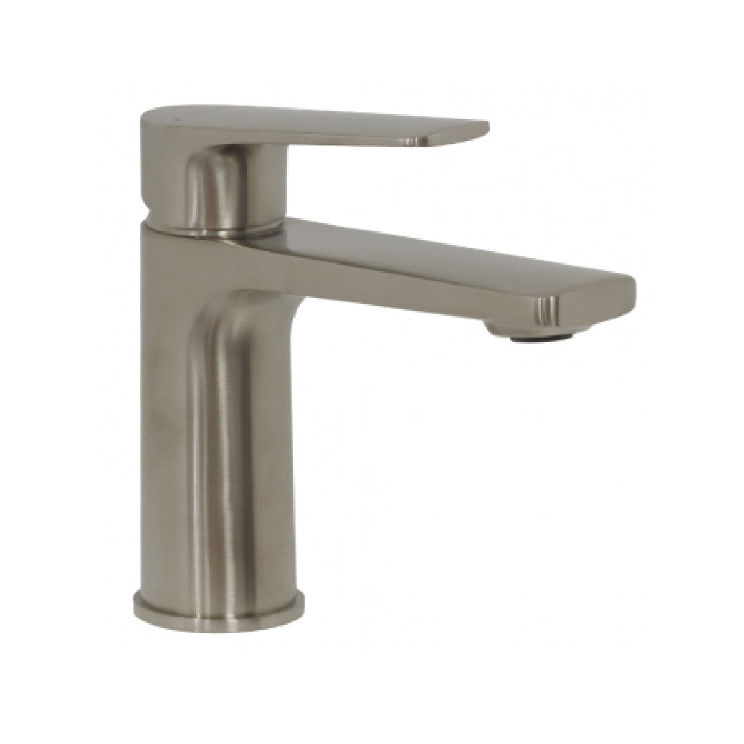 Villeroy & Boch O.Novo Style Basin Mixer - Brushed Nickel - TVW1163580