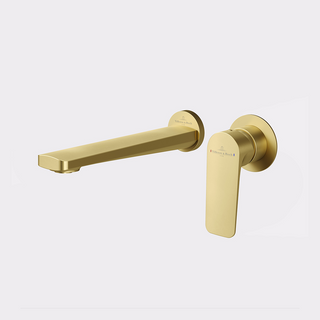 Villeroy & Boch O.Novo Style Wall Basin Mixer (Trim Kit Only) - LF Brushed Gold TVW116485B
