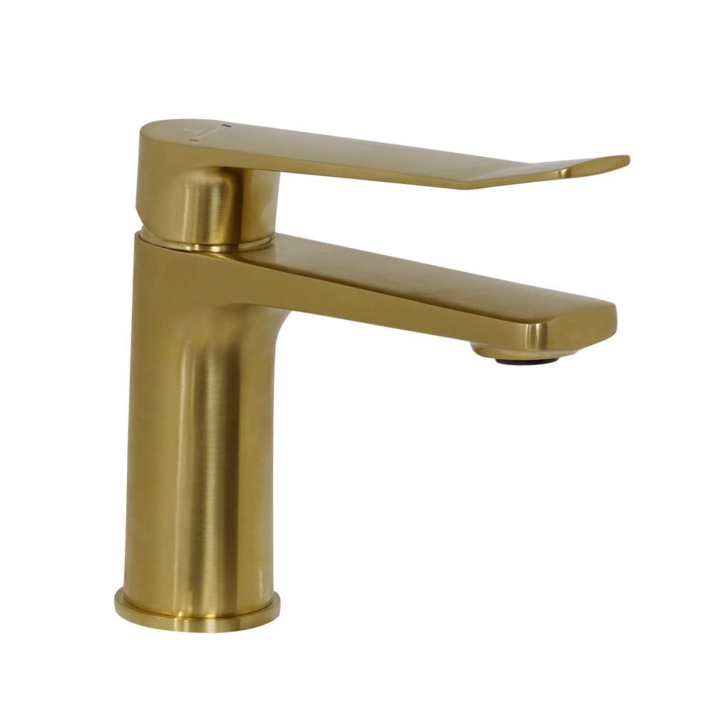 Villeroy & Boch O.Novo Style ViCare Basin Mixer - Brushed Gold - TVW2263585