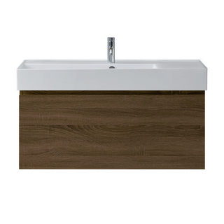 Parisi Rocki Twenty 1000 Wall Mounted Cabinet with Left Bowl Top 1TH - Left Basin Position - Moka - TW-R-1001L-MK