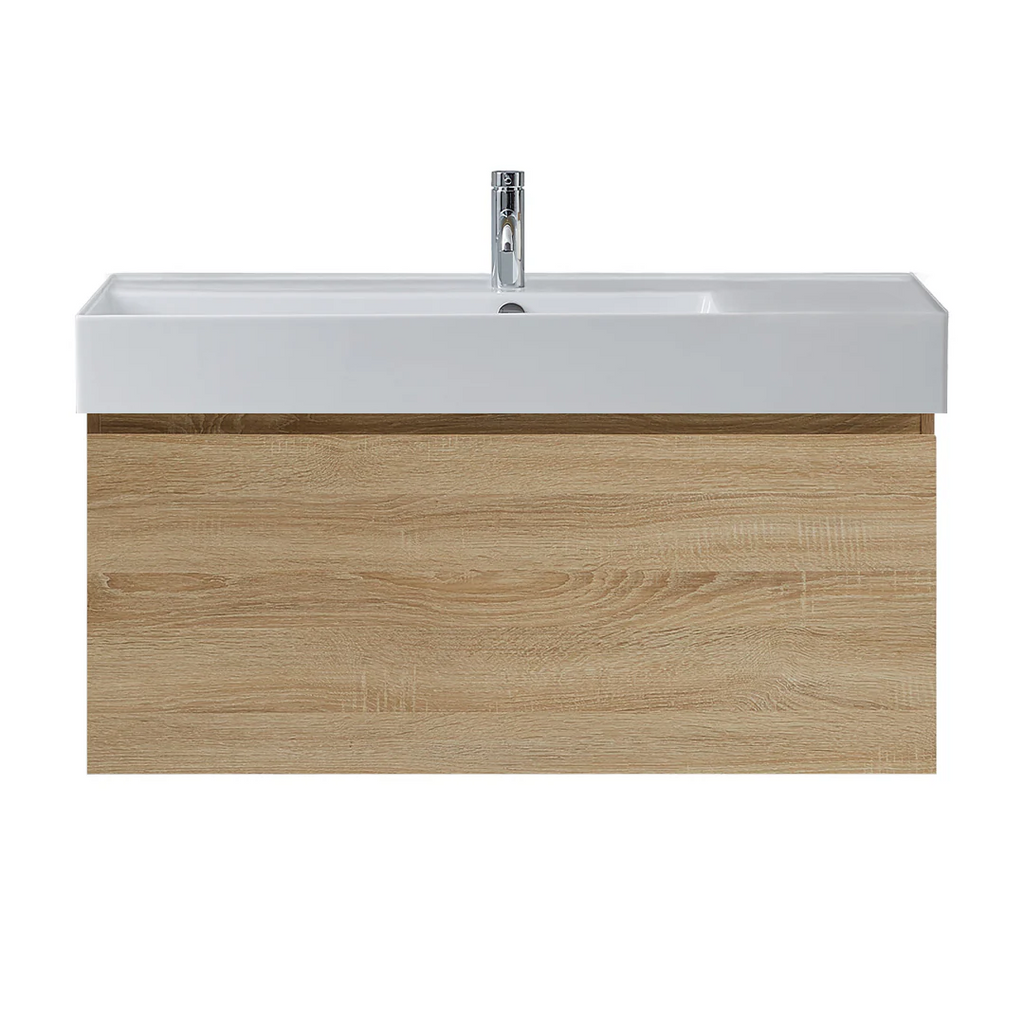 Parisi Rocki Twenty 1000 Wall Mounted Cabinet 1TH - Left Basin Position - Sahara - TW-R-1001L-SH