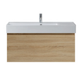 Parisi Rocki Twenty 1000 Wall Mounted Cabinet 1TH - Left Basin Position - Sahara - TW-R-1001L-SH