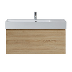 Parisi Rocki Twenty 1000 Wall Mounted Cabinet 1TH - Left Basin Position - Sahara - TW-R-1001L-SH