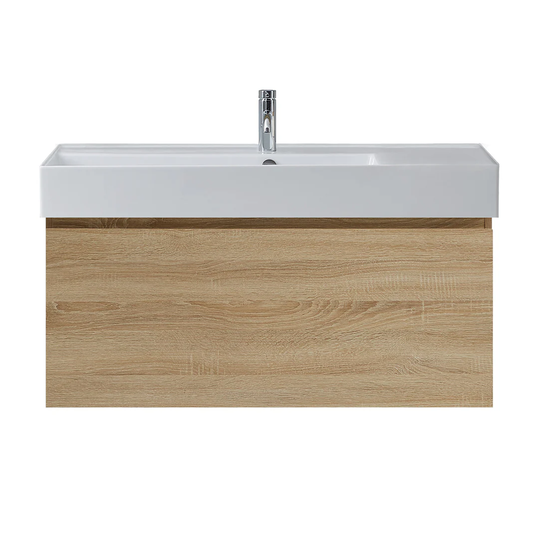 Parisi Rocki Twenty 1000 Wall Mounted Cabinet 1TH - Left Basin Position - Sahara - TW-R-1001L-SH